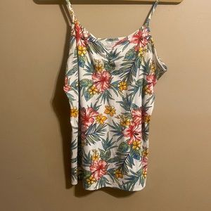 XL tank top with vibrant colors only warn once